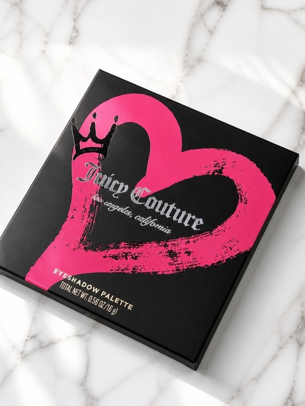 Juicy Couture Eyeshadow Palette with Hot Pink Heart NWT